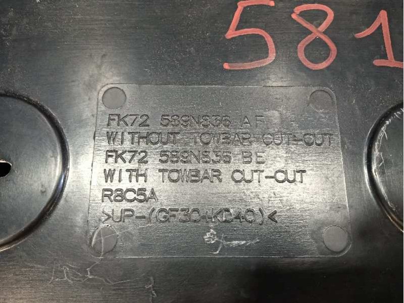 Recambio de faldon trasero para land rover discovery sport referencia OEM IAM FK72589N836AF  