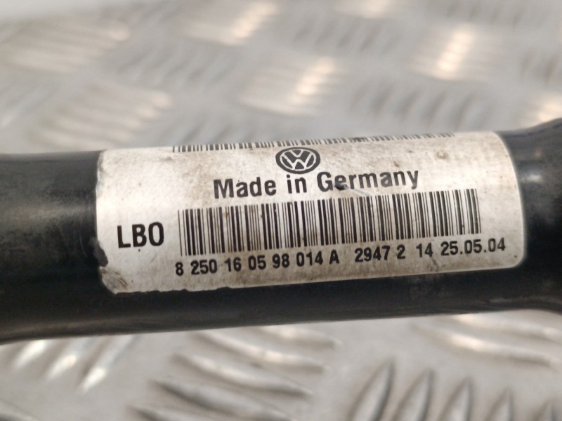 Recambio de transmision delantera derecha para volkswagen touareg (7la) 2.5 tdi referencia OEM IAM 7L6407271D  8250160598014A