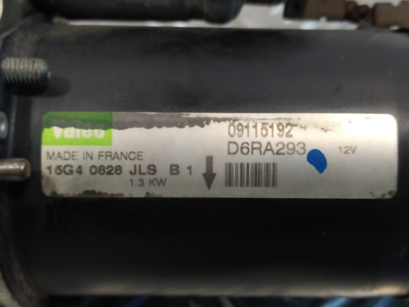 Recambio de motor arranque para opel astra h berlina 1.4 16v referencia OEM IAM 09115192  D6RA293
