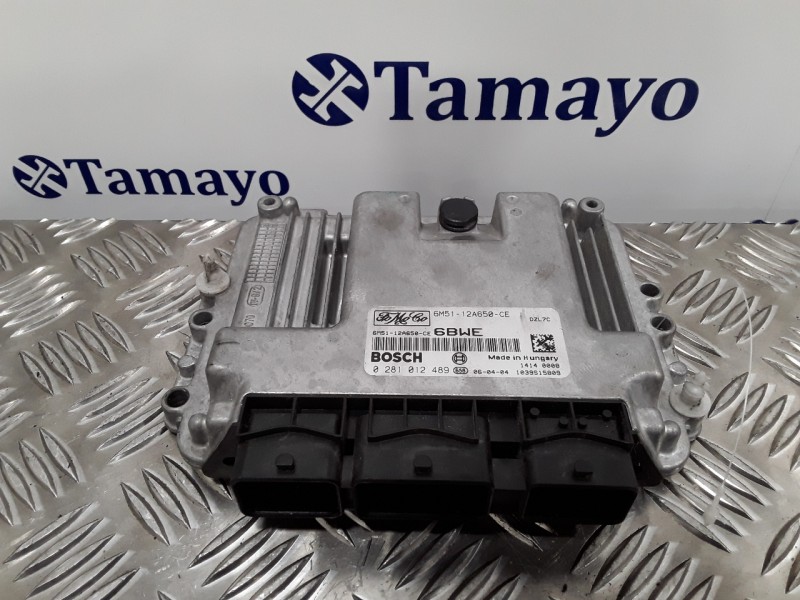 Recambio de centralita motor uce para ford focus berlina (cap) 1.6 tdci cat referencia OEM IAM 0281012489 1039S15809 6M5112A650C