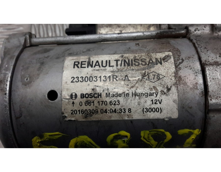 Recambio de motor arranque para nissan qashqai (j11) 1.6 dci turbodiesel cat referencia OEM IAM 233003131R  0001170623