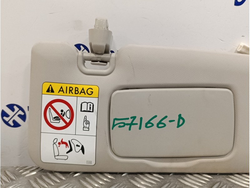 Recambio de parasol derecho para subaru xv (g5) sport plus referencia OEM IAM   