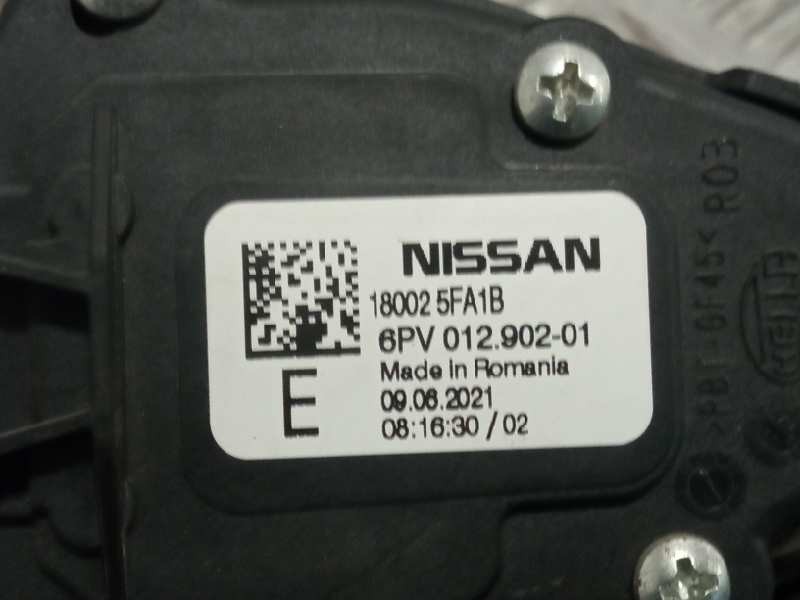 Recambio de pedal acelerador para nissan micra v (k14) 1.0 12v cat referencia OEM IAM 180025FA1B  6PV01290201