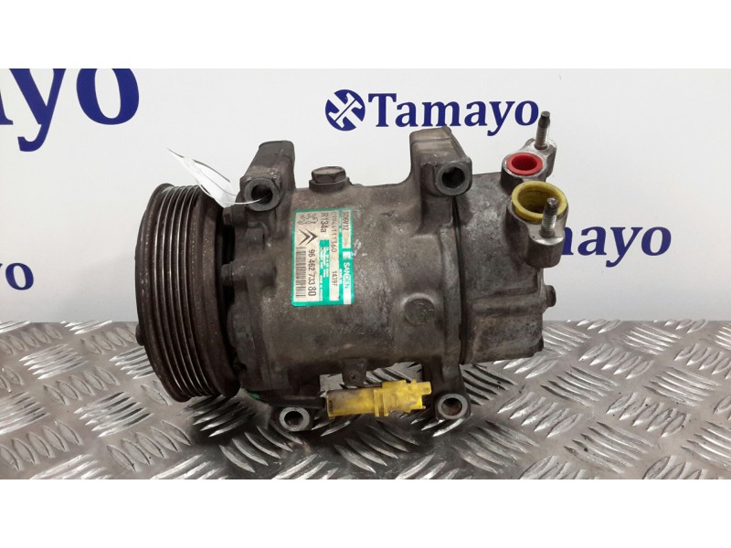 Recambio de compresor aire acondicionado para citroën c3 1.4 hdi referencia OEM IAM SD6V121439F  9646273380