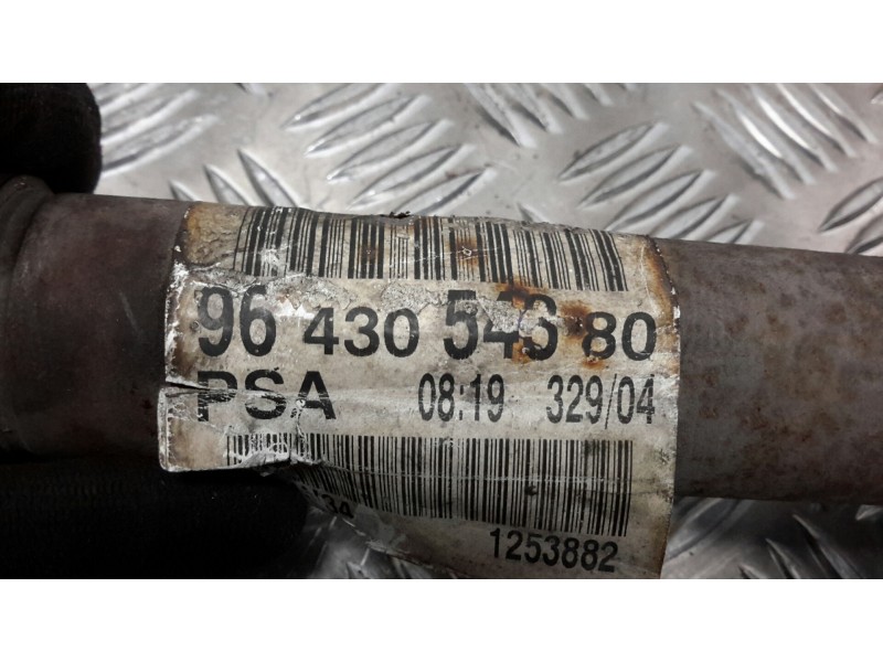 Recambio de transmision delantera izquierda para peugeot 206 berlina 1.6 hdi fap cat (9hz / dv6ted4) referencia OEM IAM 96430543