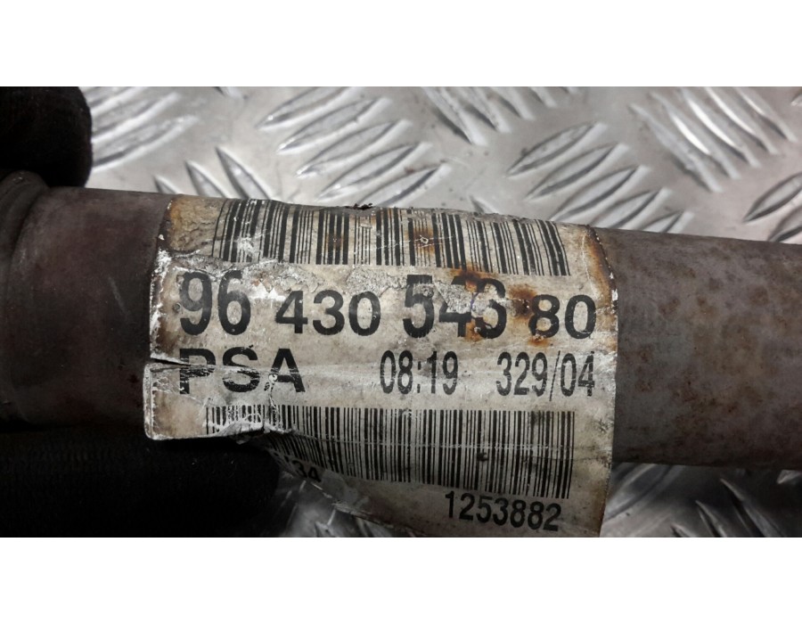 Recambio de transmision delantera izquierda para peugeot 206 berlina 1.6 hdi fap cat (9hz / dv6ted4) referencia OEM IAM 96430543