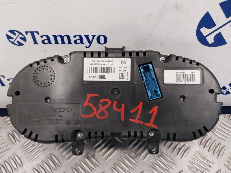 Recambio de cuadro instrumentos para seat ibiza (6j5) referencia OEM IAM A2C53219407 A2C53311201 6J0920800L