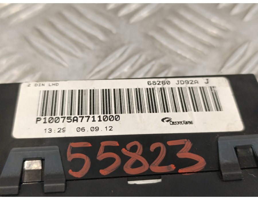 Recambio de pantalla multifuncion para nissan qashqai (j10) 2.0 dci turbodiesel cat referencia OEM IAM 68260JD92AJ  