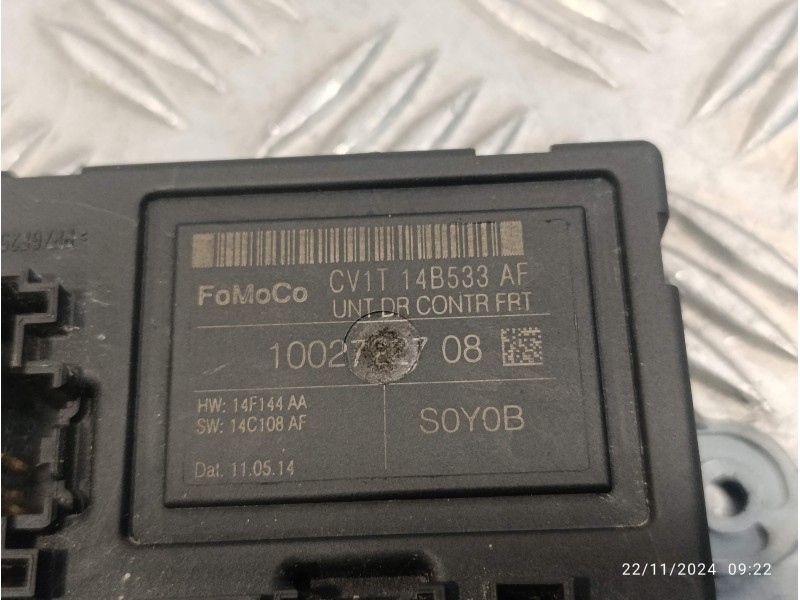 Recambio de modulo electronico para ford fiesta (ccn) 1.25 16v cat referencia OEM IAM CV1T14B533AF  1002722708