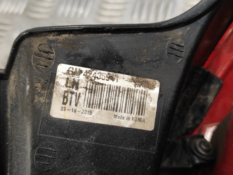 Recambio de piloto trasero izquierdo para opel mokka 1.6 cdti dpf referencia OEM IAM 42435941  