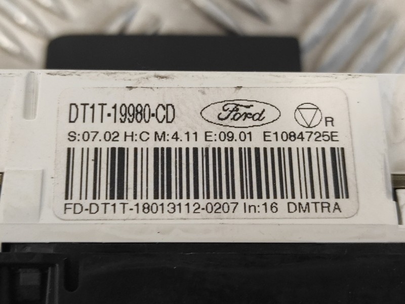 Recambio de mando climatizador para ford transit connect 1.5 ecoblue tdci cat referencia OEM IAM DT1T19980CD  