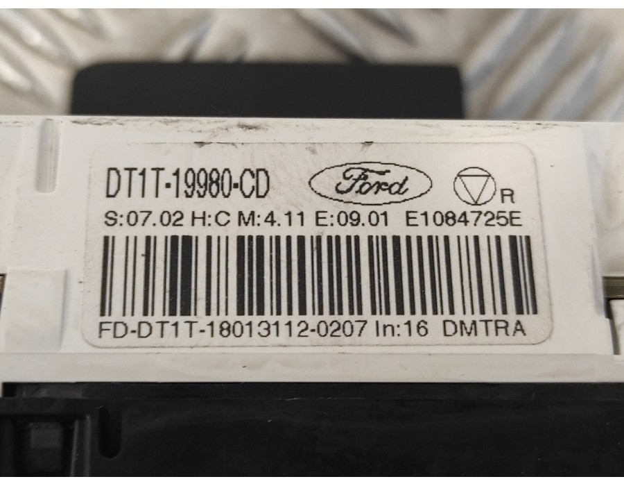 Recambio de mando climatizador para ford transit connect 1.5 ecoblue tdci cat referencia OEM IAM DT1T19980CD  