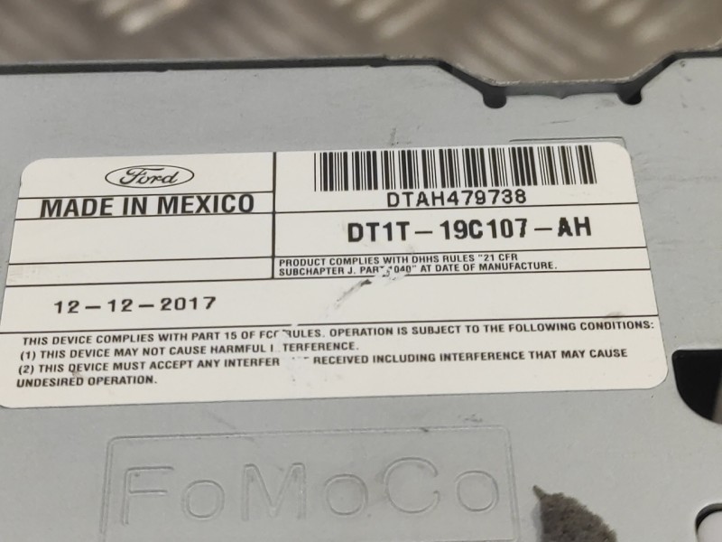 Recambio de sistema audio / radio cd para ford transit connect referencia OEM IAM DT1T19C107AH  