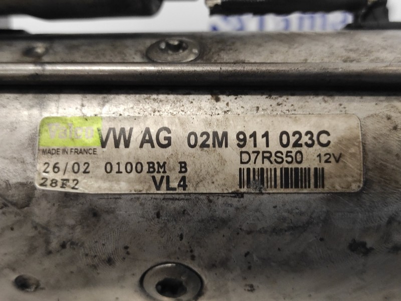 Recambio de motor arranque para volkswagen golf iv berlina (1j1) 1.9 tdi referencia OEM IAM 02M911023C  D7RS50