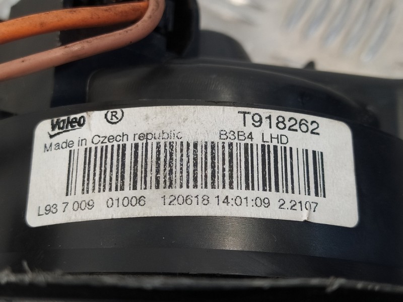 Recambio de motor calefaccion para toyota aygo 1.0 cat referencia OEM IAM T918262  