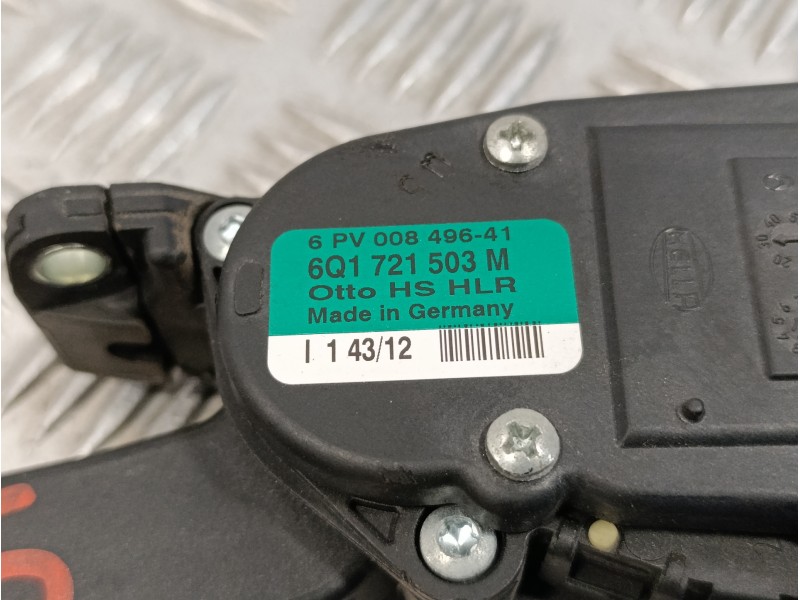 Recambio de pedal acelerador para seat ibiza (6j5) 1.6 tdi referencia OEM IAM 6Q1721503M  6PV00849641