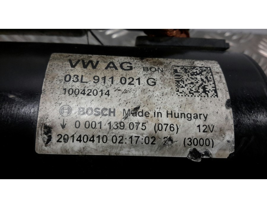 Recambio de motor arranque para audi a4 avant (8k5) (2008) 2.0 16v tdi referencia OEM IAM 03L911021G  0001139075