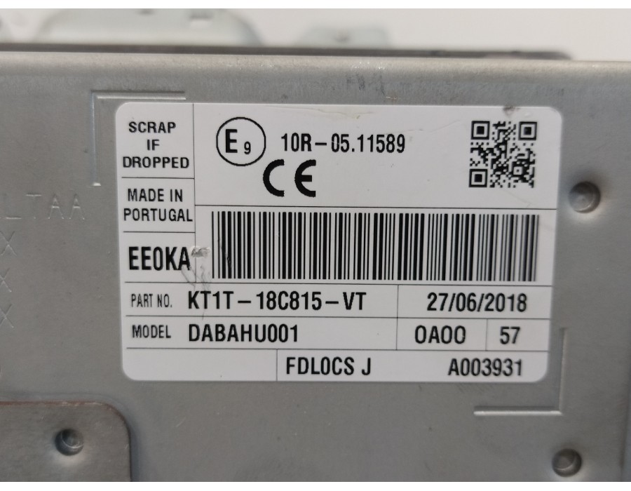 Recambio de sistema navegacion gps para ford transit connect 1.5 tdci cat referencia OEM IAM KT1T18C815VT  DABAHU001