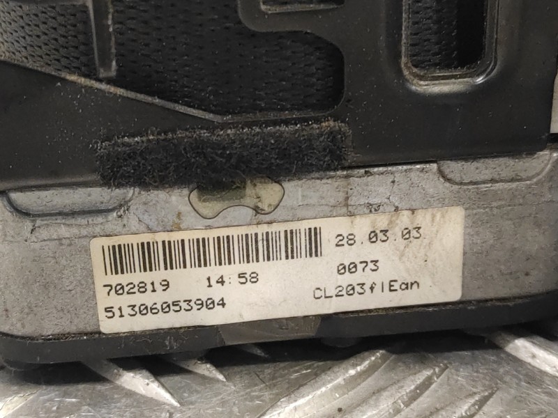Recambio de cinturon seguridad delantero izquierdo para mercedes-benz clase c (w203) sportcoupe referencia OEM IAM 51306053904  