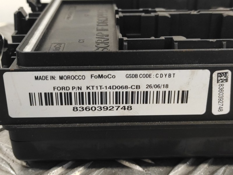 Recambio de caja reles / fusibles para ford transit connect 1.5 ecoblue tdci cat referencia OEM IAM KT1T14D068CB  