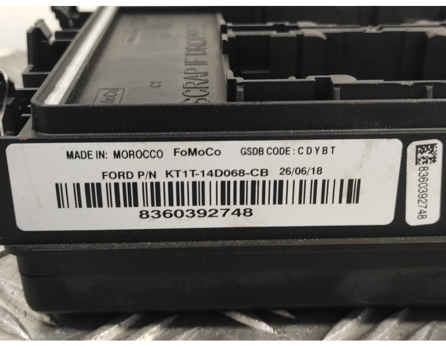 Recambio de caja reles / fusibles para ford transit connect 1.5 ecoblue tdci cat referencia OEM IAM KT1T14D068CB  