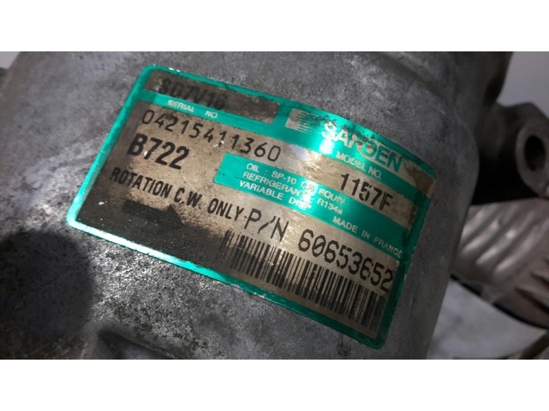 Recambio de compresor aire acondicionado para alfa romeo 147 (190) 1.6 t.spark distinctive referencia OEM IAM SD7V161157F  
