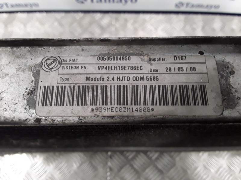 Recambio de radiador agua para alfa romeo brera (177) 2.4 jtd cat referencia OEM IAM VP4FLH8005BB 00505004050 60694769