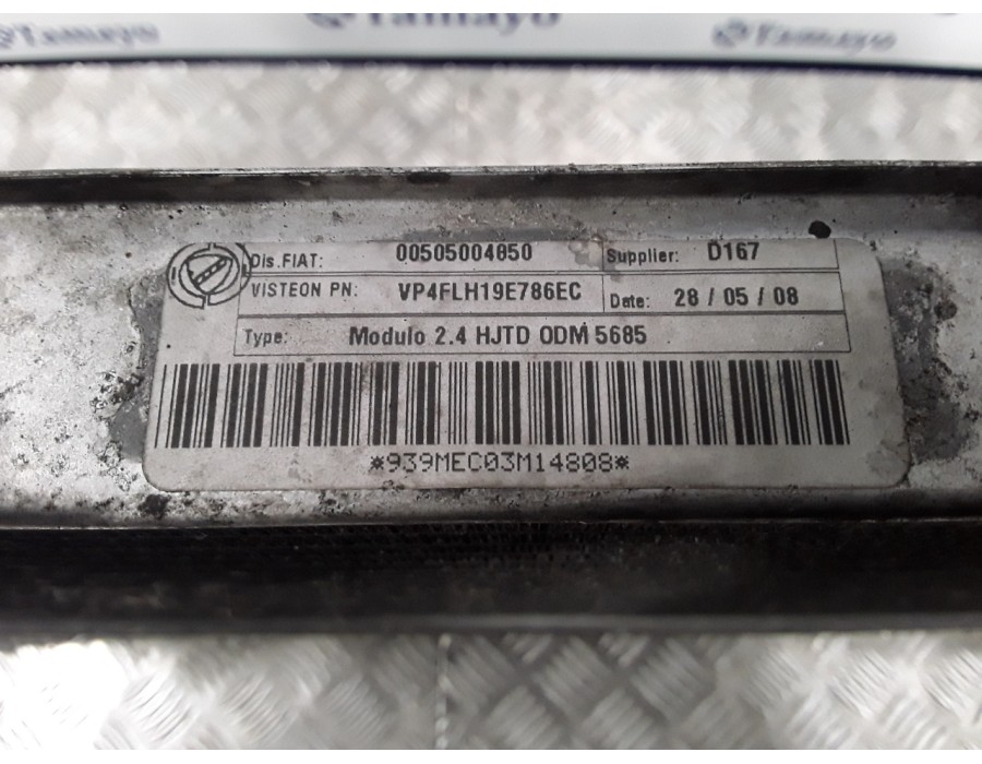 Recambio de radiador agua para alfa romeo brera (177) 2.4 jtd cat referencia OEM IAM VP4FLH8005BB 00505004050 60694769