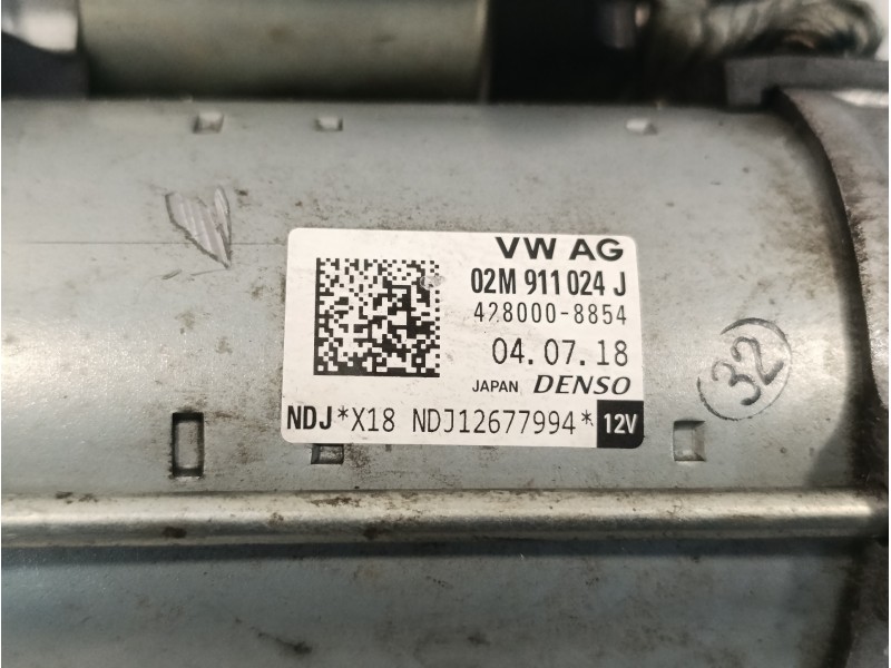 Recambio de motor arranque para seat ibiza (kj1) 1.0 tsi referencia OEM IAM 02M911024J  4280008854