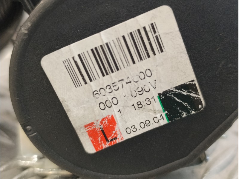 Recambio de cinturon seguridad trasero izquierdo para volkswagen golf v berlina (1k1) 1.9 tdi referencia OEM IAM 603574600  