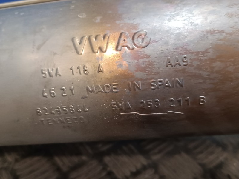 Recambio de tubo escape completo para cupra formentor km (fm6) referencia OEM IAM 5WA253611C  