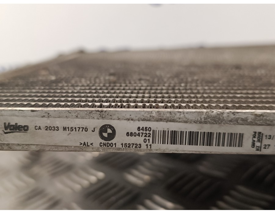 Recambio de condensador / radiador aire acondicionado para bmw serie 1 lim f21 ac referencia OEM IAM   M151770J