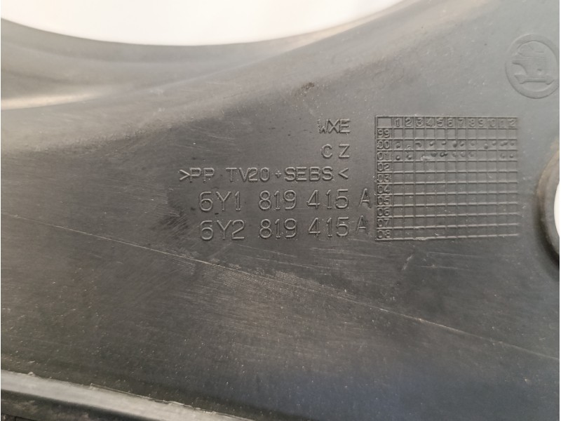 Recambio de torpedo para skoda fabia (6y2/6y3) 1.4 16v referencia OEM IAM 6Y1819415A  6Y2819415A