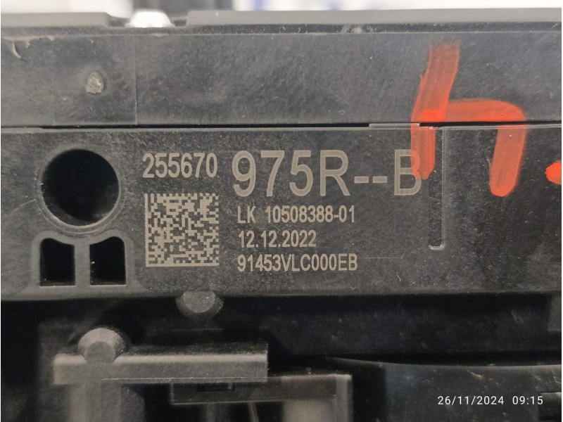 Recambio de mando multifuncion para renault clio v 1.0 tce referencia OEM IAM 255540638R 255540638R 285T36451R