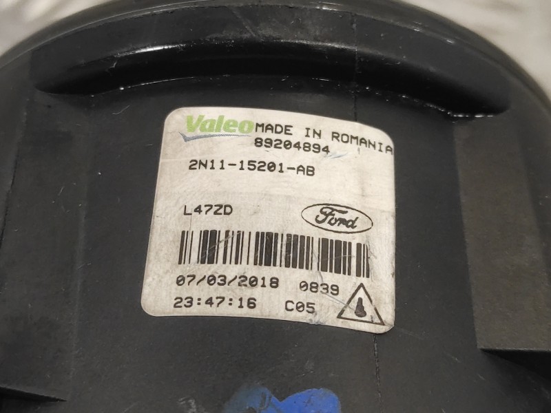 Recambio de faro antiniebla derecho para ford transit connect 1.6 tdci cat referencia OEM IAM 2N1115201AB  89210094