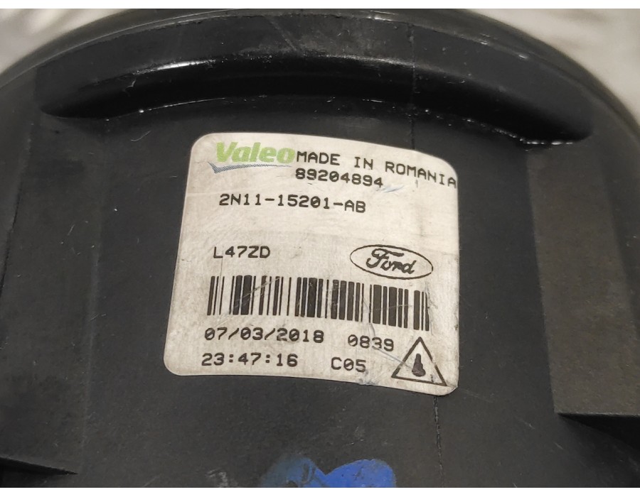 Recambio de faro antiniebla derecho para ford transit connect 1.6 tdci cat referencia OEM IAM 2N1115201AB  89210094