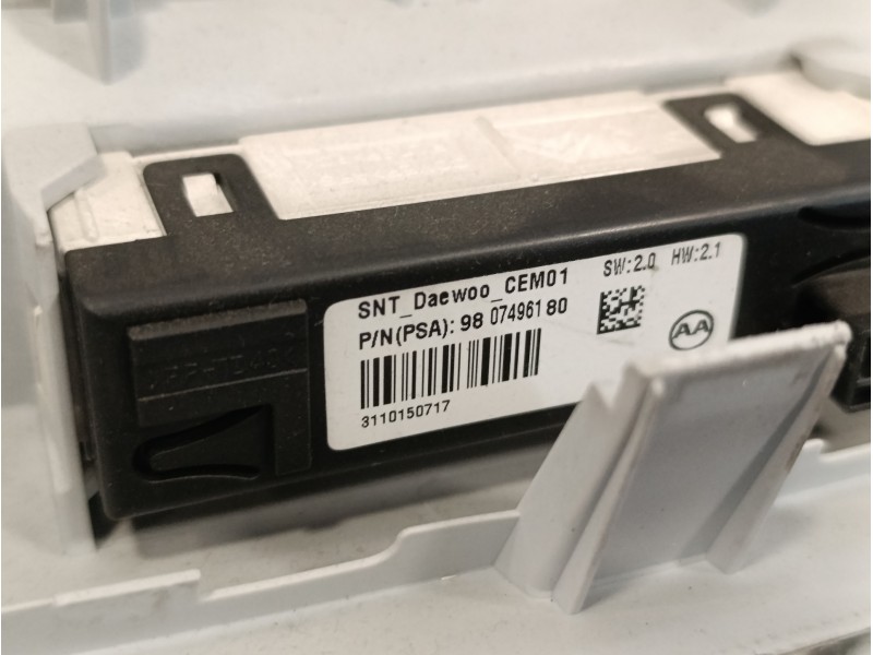 Recambio de luz interior para peugeot 308 1.6 blue-hdi fap referencia OEM IAM 9677821577 9677822177 9677821777