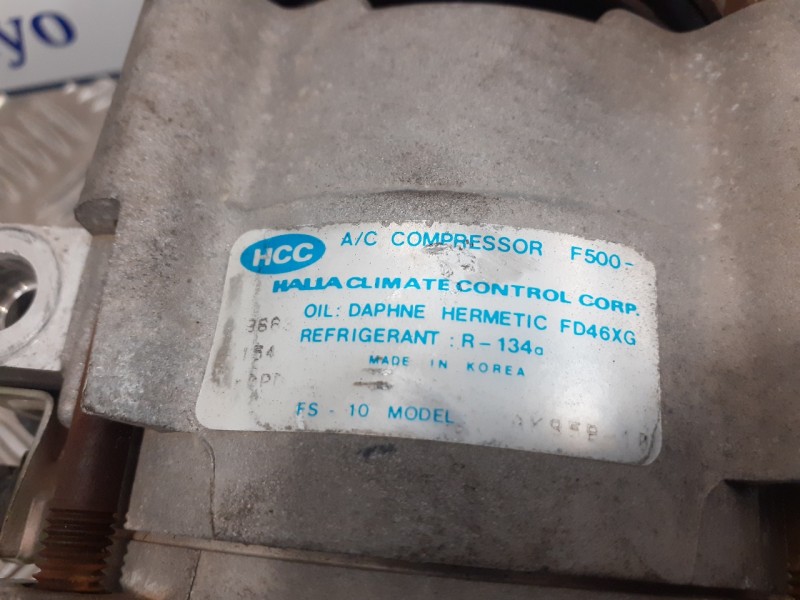 Recambio de compresor aire acondicionado para hyundai coupe (j2) 1.6 16v cat referencia OEM IAM G4GR  