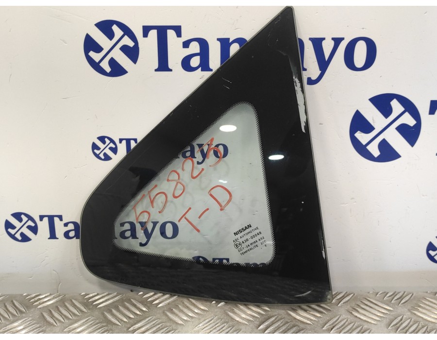 Recambio de luna custodia trasera derecha para nissan qashqai (j10) 2.0 dci turbodiesel cat referencia OEM IAM 43R00048  