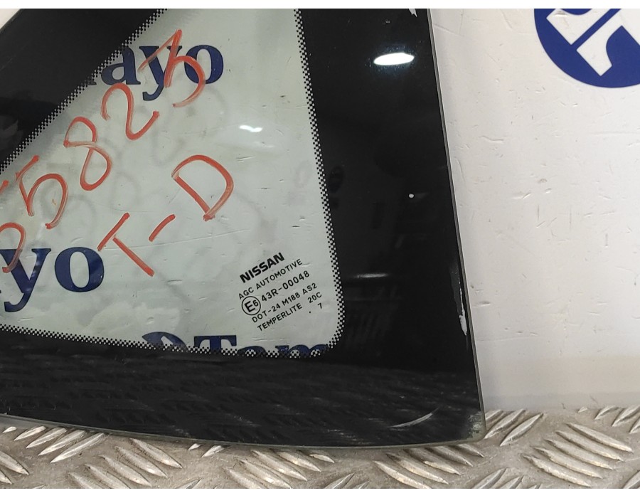 Recambio de luna custodia trasera derecha para nissan qashqai (j10) 2.0 dci turbodiesel cat referencia OEM IAM 43R00048  