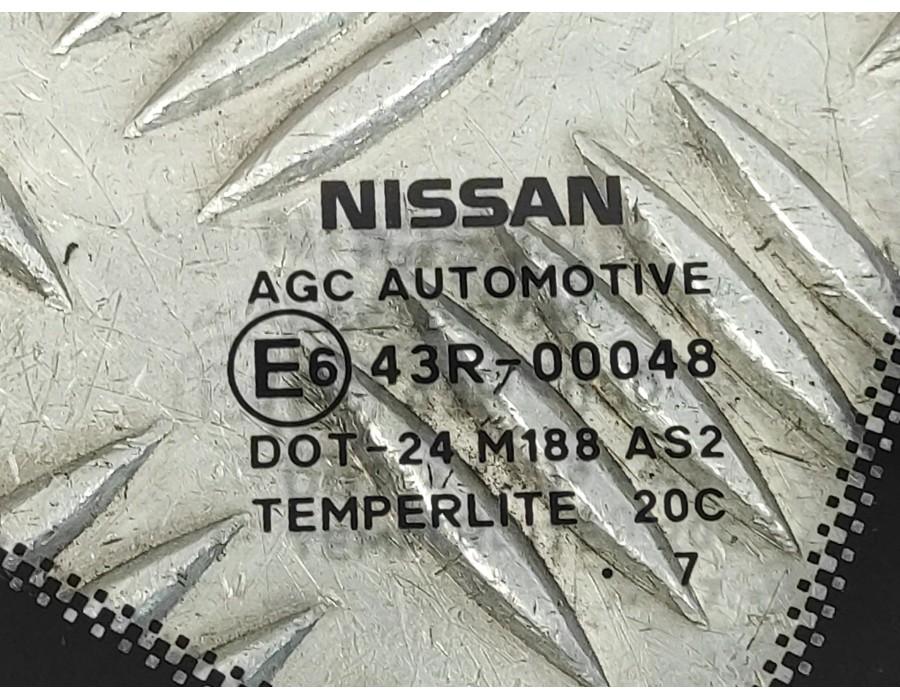 Recambio de luna custodia trasera derecha para nissan qashqai (j10) 2.0 dci turbodiesel cat referencia OEM IAM 43R00048  