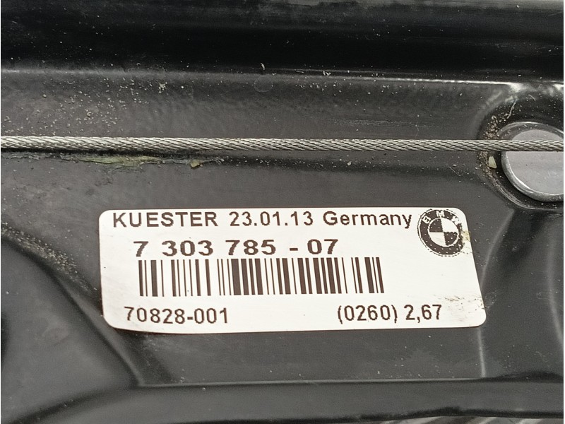 Recambio de elevalunas delantero izquierdo para bmw serie 6 coupe (f13) (....) referencia OEM IAM 7303785 840311623 7304521