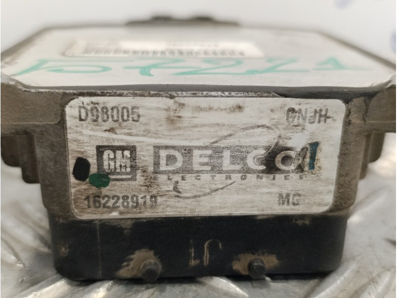 Recambio de centralita motor uce para opel astra g berlina 1.6 16v referencia OEM IAM 16228919  