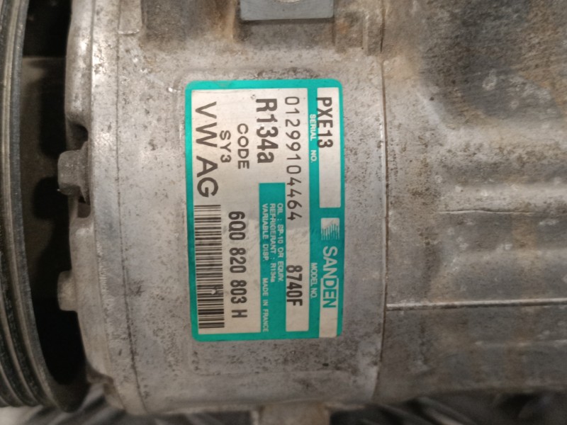 Recambio de compresor aire acondicionado para skoda fabia (6y2/6y3) 1.4 referencia OEM IAM 6Q0820803H R134A PXE138740F