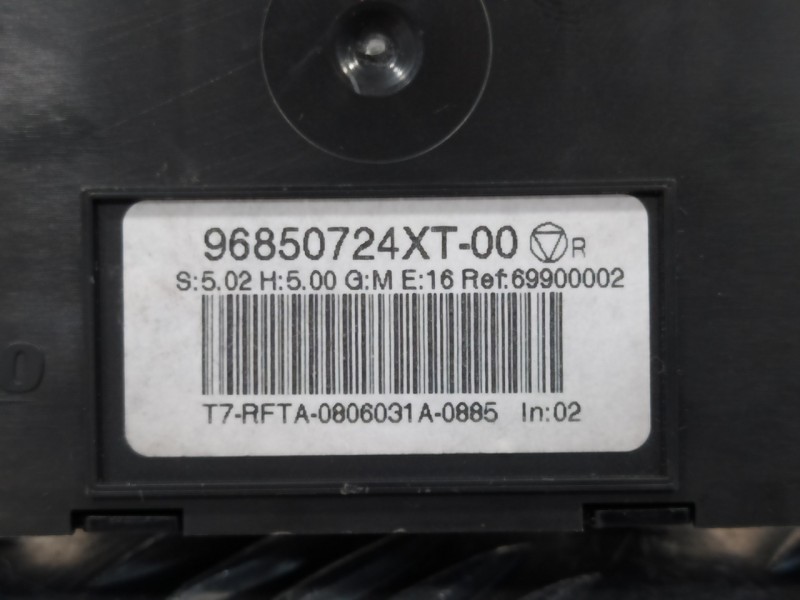 Recambio de mando climatizador para peugeot 308 sw referencia OEM IAM 96850724XT  