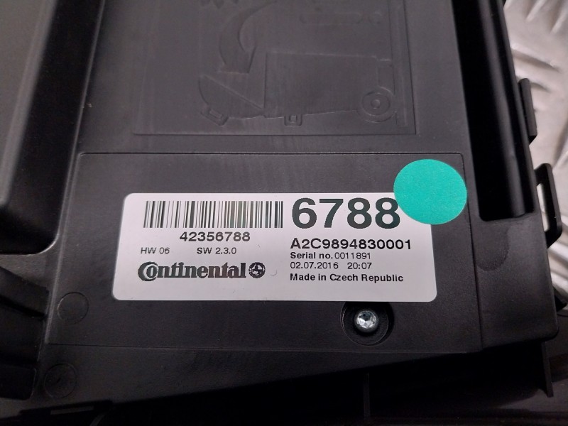 Recambio de sistema audio / radio cd para opel mokka 1.6 cdti dpf referencia OEM IAM 42356788  A2C989430001