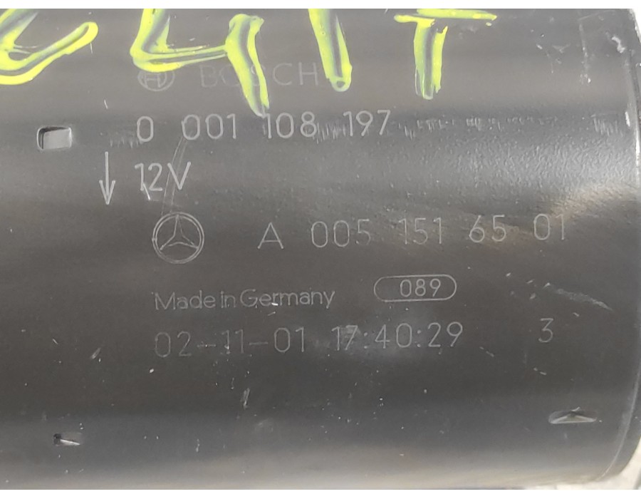 Recambio de motor arranque para mercedes-benz clase e (w211) berlina 2.6 cat referencia OEM IAM 0001108197  