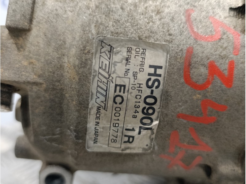 Recambio de compresor aire acondicionado para honda hr-v (gh) 1.6 cat referencia OEM IAM HS090L  