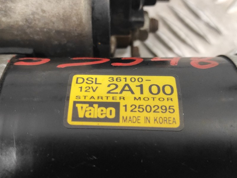 Recambio de motor arranque para kia cee´d 1.6 crdi cat referencia OEM IAM 361002A100  