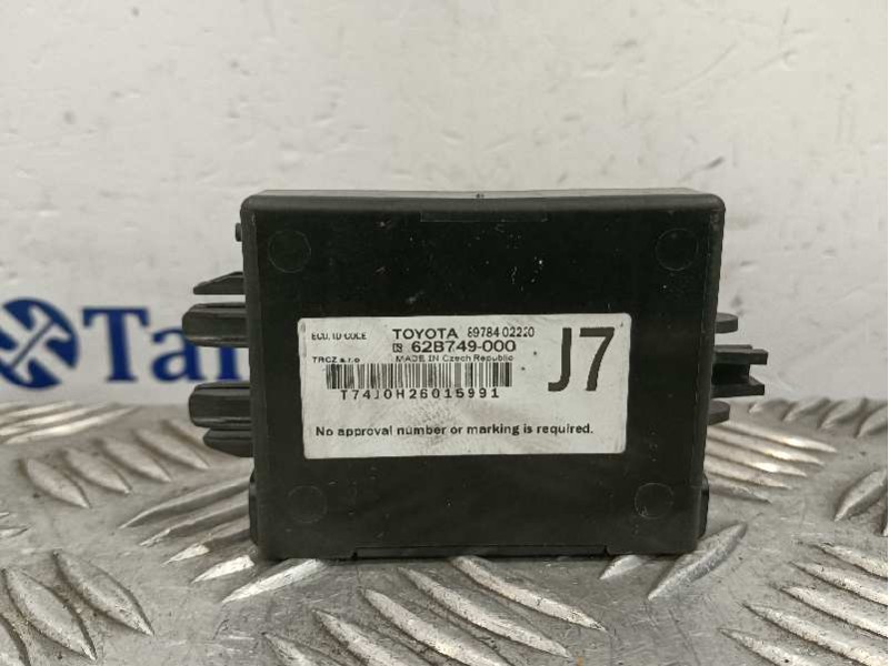 Recambio de centralita aire acondicionado para toyota yaris (xpa1f/mxph11/chxnbw) hybrid 1.5cc referencia OEM IAM 8978402220  62